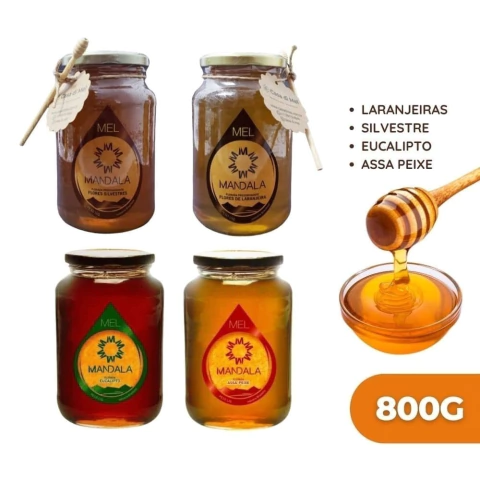 Mel Mandala 100% Natural 800g