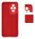 Funda De Tpu Honor 200 Carcasa Protectora De Silicona Rojo Lisa en internet