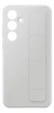 Silicone Standing Grip Case Samsung Galaxy S24 Fe Silver Plateado Lisa en internet