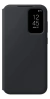 Funda Smart View Wallet Tejido Samsung Smart View Cover Galaxy S23 Fe Lisa Negro Compatible Con Samsung Galaxy S23 Fe