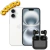 Combo iPhone 16 128GB Blanco + Audífonos