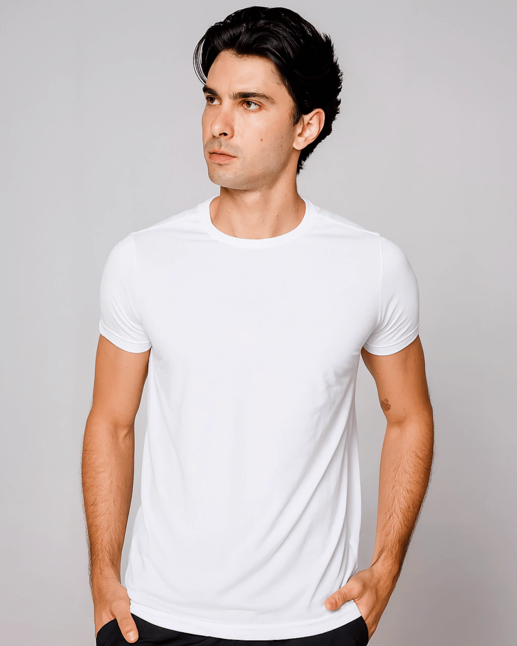 Camiseta LEMS Algodão Egípcio White