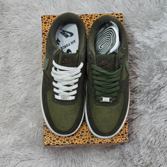 ZAPATILLAS AIR FORCE 1 LOW VERDE CARAMELO PREMIUM - [ZU00232] - Bless West Club