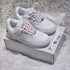 ZAPATILLAS AIR FORCE 1 HEART TRIPLE WHITE AAA - [ZU00277] - comprar online