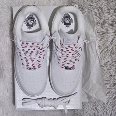 ZAPATILLAS AIR FORCE 1 HEART TRIPLE WHITE AAA - [ZU00277] - tienda online