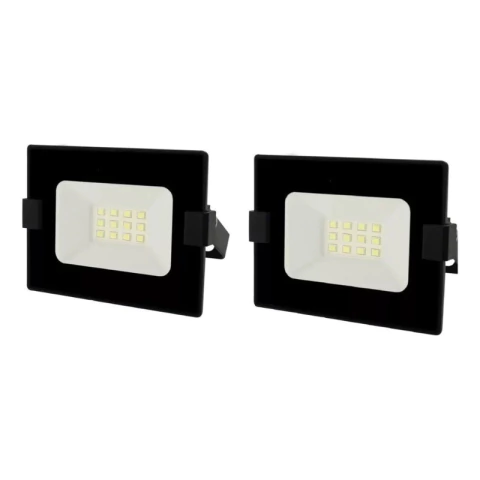Pack X 2 Reflectores Led Bellalux Ledvance 10w Luz Fría Exterior