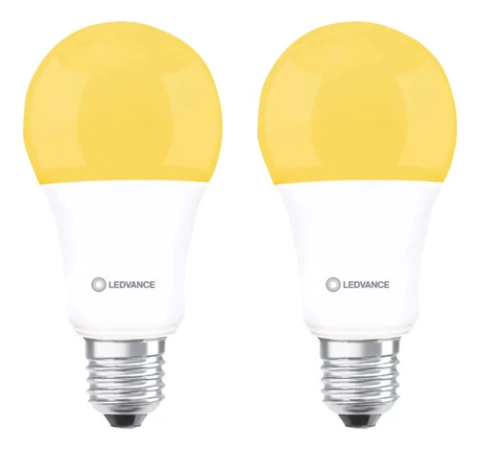 Pack 2 Foco Osram Ledvance Led 8w Anti Mosquitos + Luz Blanca Dual