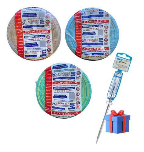 Cable Unipolar 2.5 Iram Instalacion Electrica Domiciliaria + Buscapolo Sica