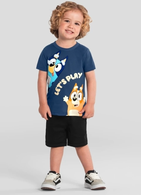 Camiseta Infantil Menino Bluey Brandili - comprar online