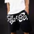 SHORT HIGH SCRIPT AZUL na internet