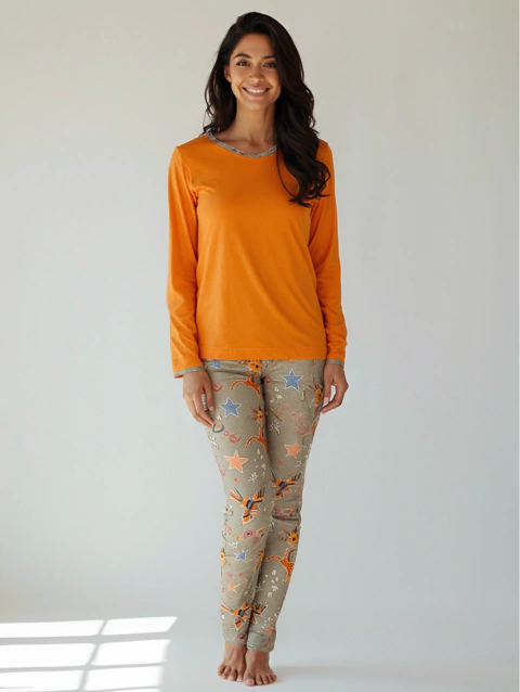 Pijama Feminino Longo Party - comprar online