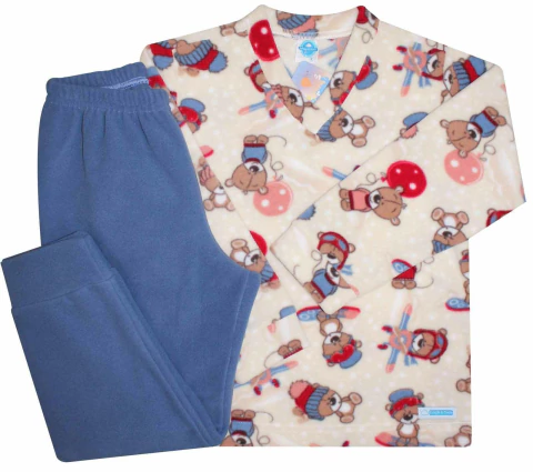 Pijama Masculino Ursinhos Microsoft