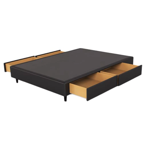 Base de Sommier C/Cajones Tela Eco Cuero - comprar online
