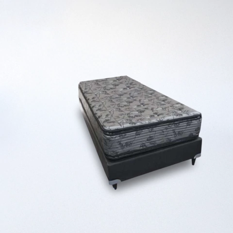 CONJUNTO LUXOR BORDEAUX C/P 1 PLAZA y 1/2 + BASE 100 X 190 + 1 ALM. - comprar online