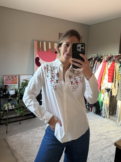 Camisa bordada SILENZIO Talle 38 (M)