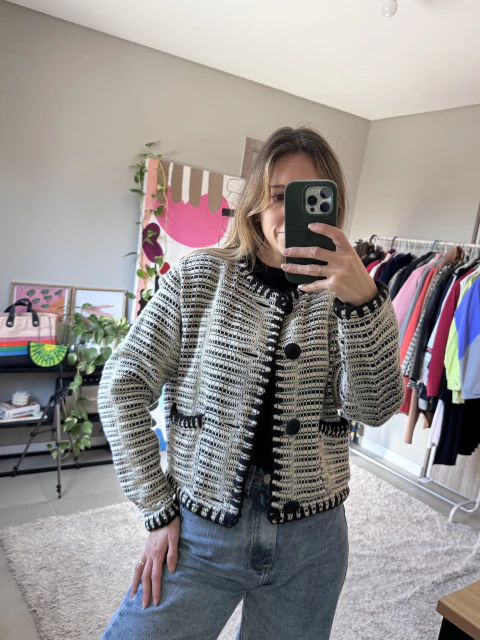 Saco tejido importado Talle 1