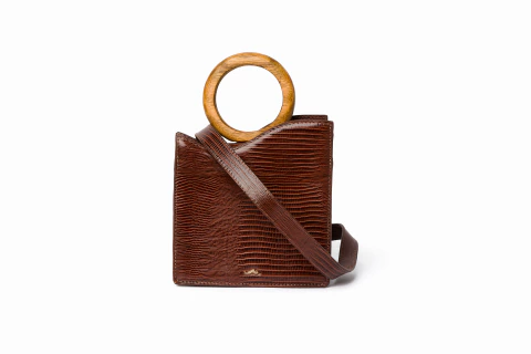 Bolsa BALANÇO - Lezard chocolate - comprar online