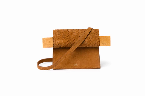 Bolsa MARESIA - Camurça camel - comprar online