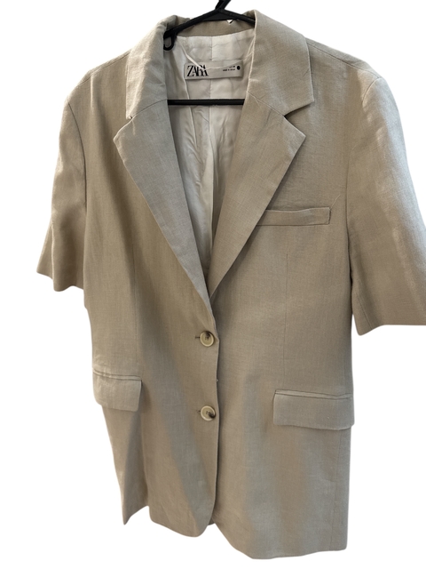 Blazer mangas cortas ZARA talle M