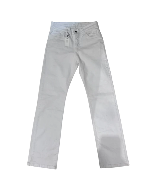 Pantalón denim blanco talle 30