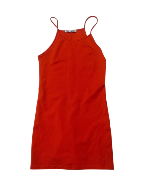 Vestido algodón ZARA talle S