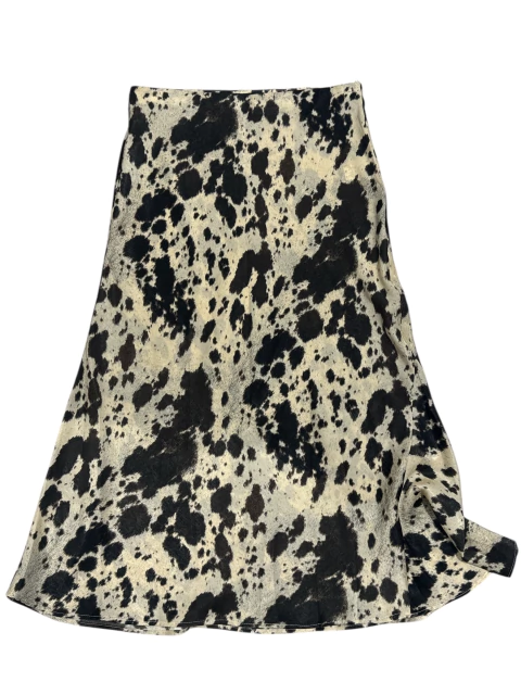 Falda satinada ZARA talle M