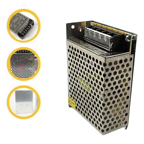 Kit 3 Fonte Chaveada 12v 5a 60w Estabilizada Biv110v/220v
