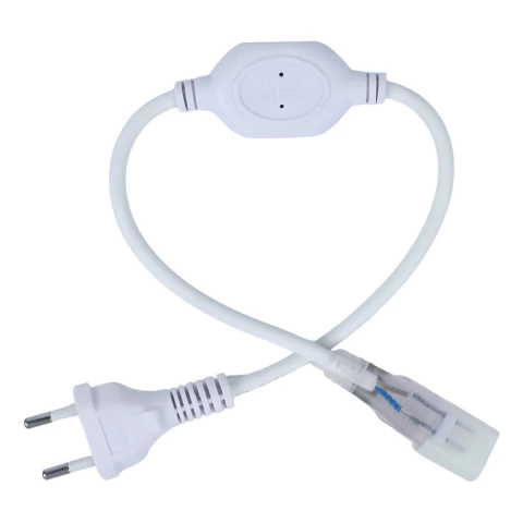 Kit 20 Cabo De Alimentação Rabicho P/mangueira Led Neon Biv.