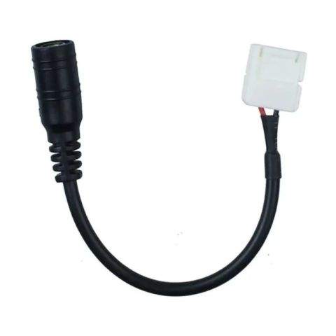 Kit 100 Conector Fita Led 3528 2835 P4 Femea Emenda S/ Solda