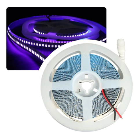 Kit 3 Fita Led Roxo 3528 Ip20 240led/m 18w/m 5m 12v P4