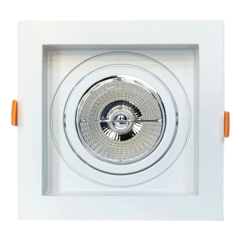 Spot Ar70 Quadrado Recuado 13x13cm Led 4,8w 2700k Bivolt