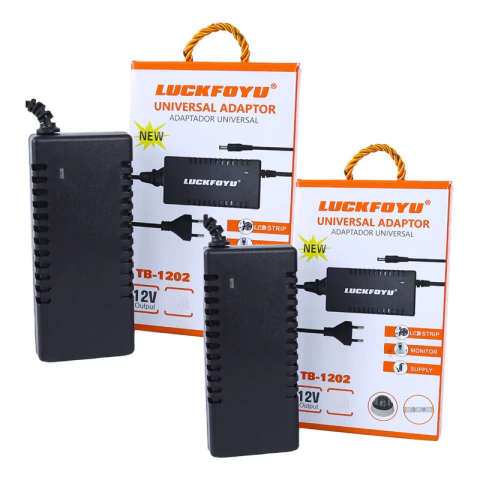 Kit 2 Fonte De Alimentação Eletrônica 10a 12v 110-220v Biv