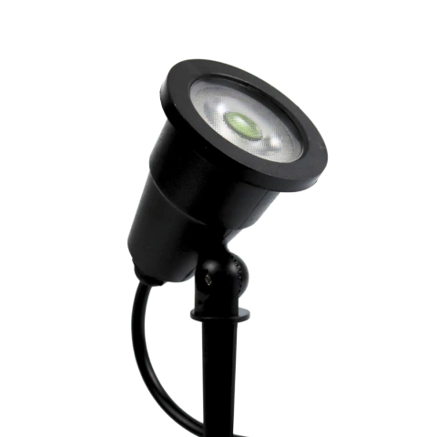 Kit 5 Espeto de Jardim LED 7W Verde IP66 Acab Preto Bivolt - comprar online