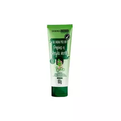 Gel Facial Peel Off Pepino e Argila Verde - DERMACHEM