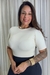 Body com manguinha - Creme - Closet Danny Moreira