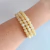 Pulseira de Calcita amarela 6mm