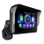 Pantalla Carplay M3 Moto Premium Importada Antirrobo + Camaras Negro