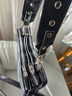 Cartera|/Bandolera Triple Shiva con aplique doble frente-incluye 3 correas-N15 - comprar online