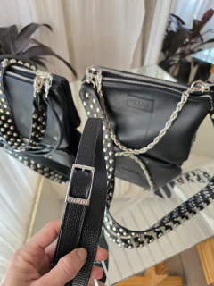 Cartera|/Bandolera Shiva-CUERO negro en internet