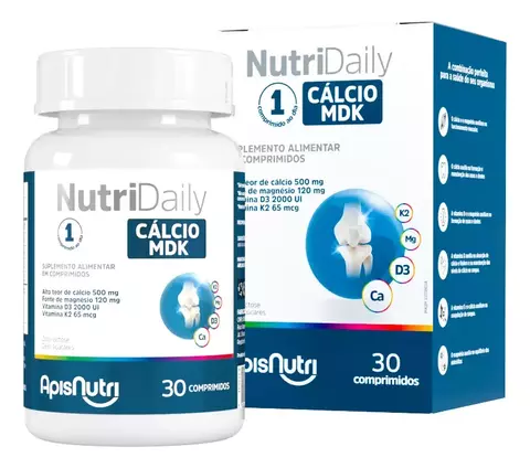 Nutridaily Cálcio Mdk - Apisnutri