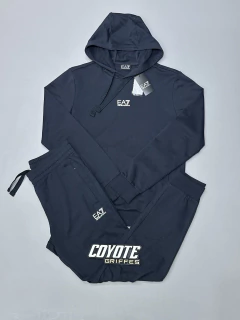Conjunto EA7 Moletom C/ Capuz Navy - comprar online