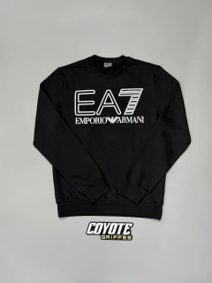 Blusa EA7 estampa com letreiro Blk