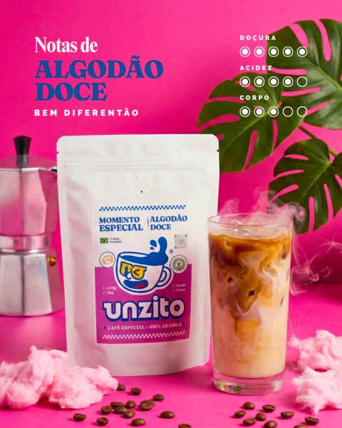 Café Especial Unzito Notas Algodão Doce