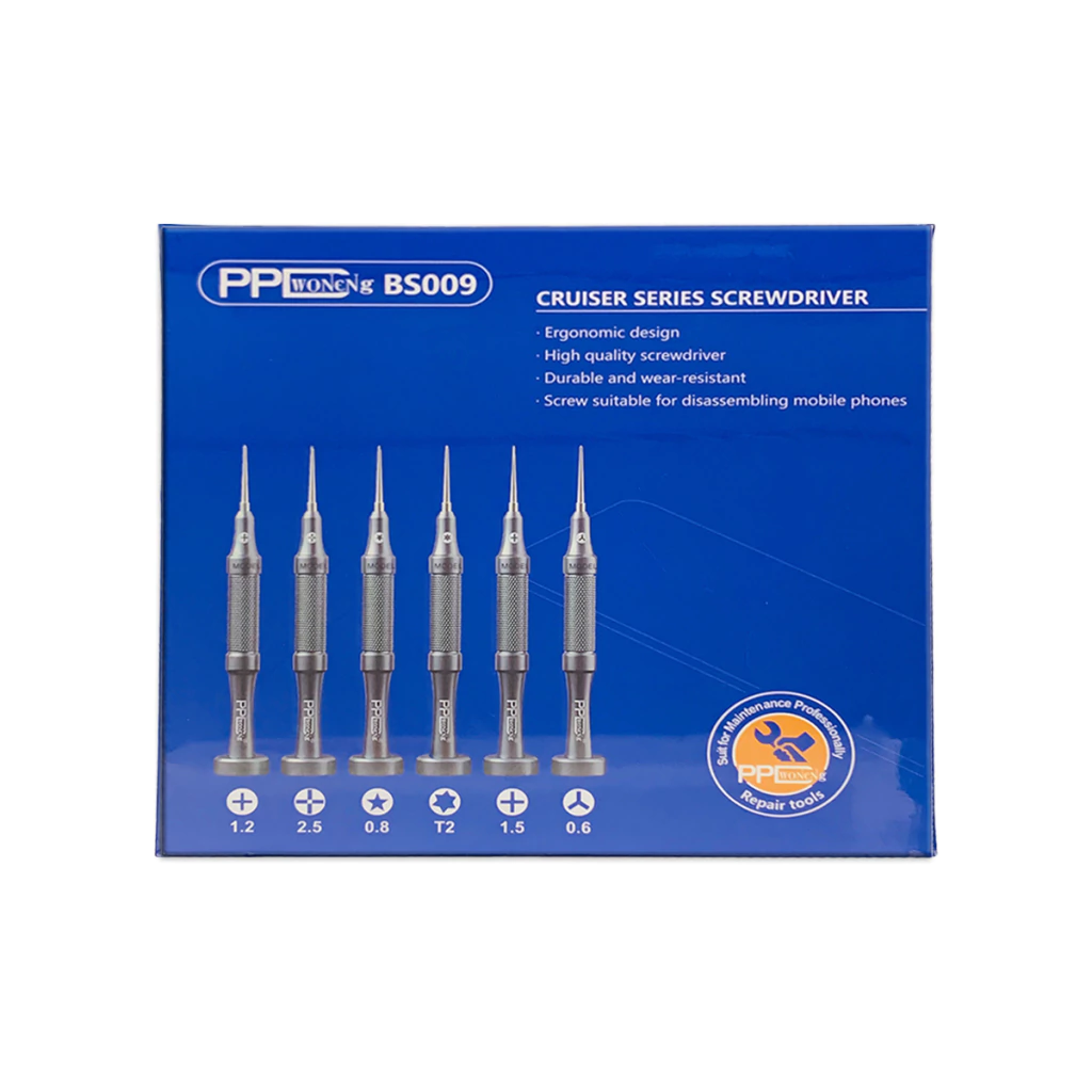 Kit de chaves alta precisão PPD BS009 6 em 1 profissional