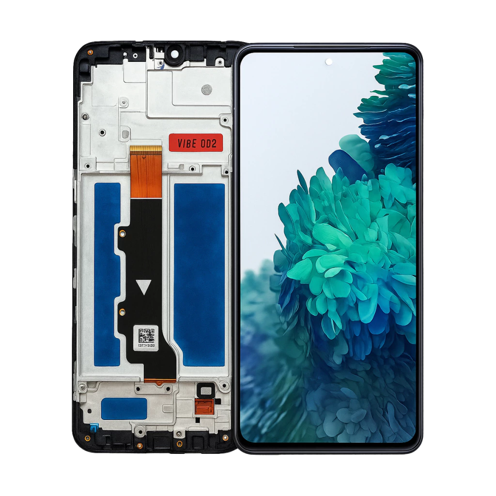 Tela Display Frontal para Motorola Moto E20 Com Aro