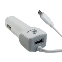 Carregador veicular rápido com cabo Micro USB e entrada USB - imagem 8