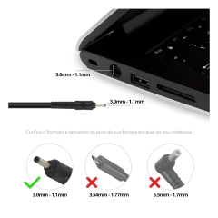Fonte para Acer Aspire S3 / S5/ S7 / V3 / Swift 3 / Swift 5 / Swift 65W - BestBattery - imagem 6