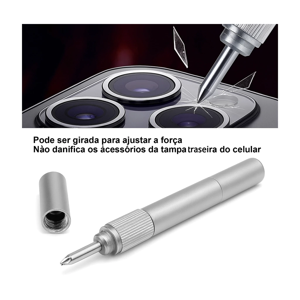 Caneta quebradora de vidro traseiro para celular TE-792