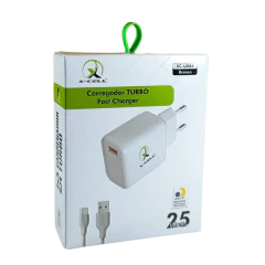Carregador ultra rápido bivolt 5A 25W com cabo Tipo C X-Cell mod. XC-UR84 - imagem 5