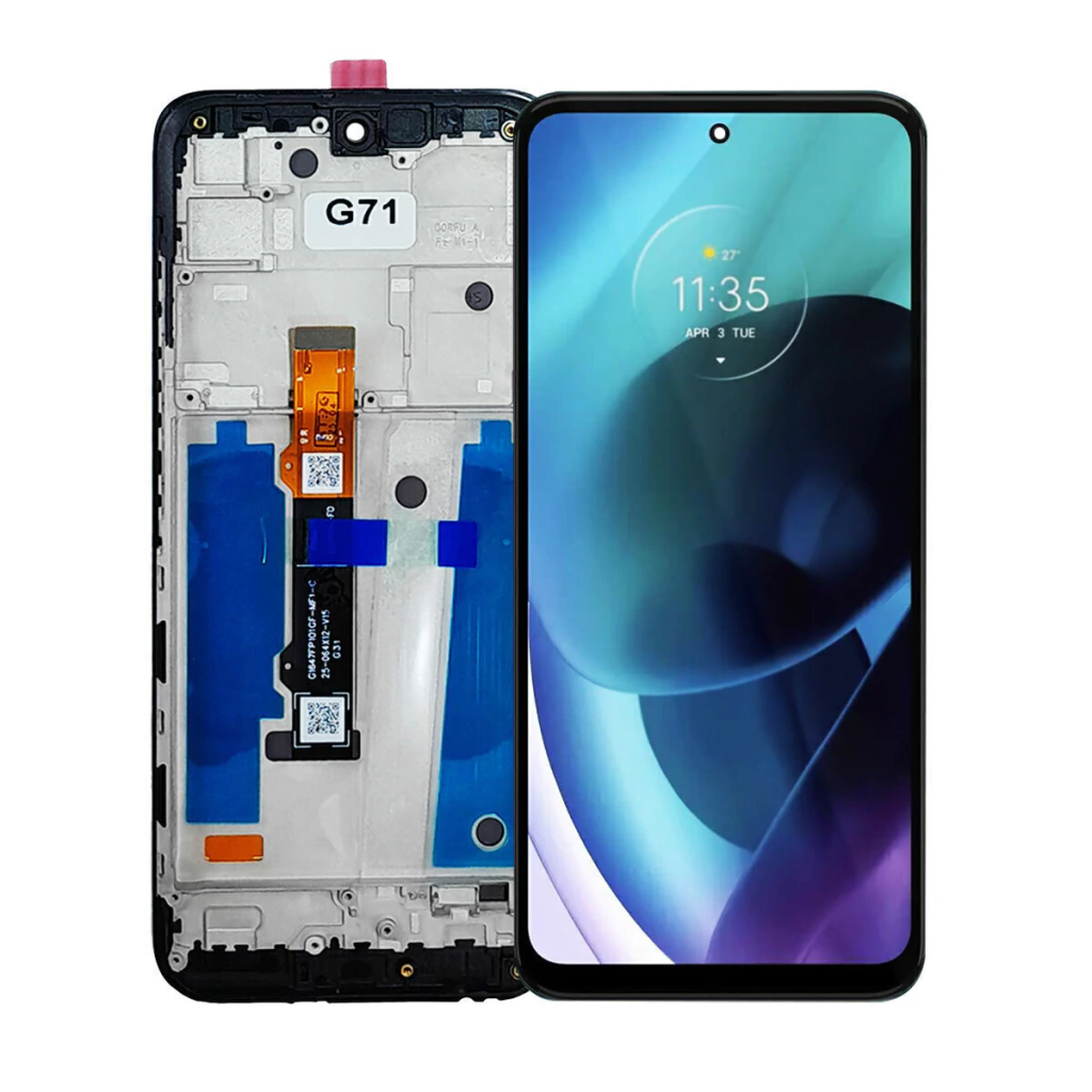 Tela Display Frontal para Motorola Moto G71 Incell Com Aro